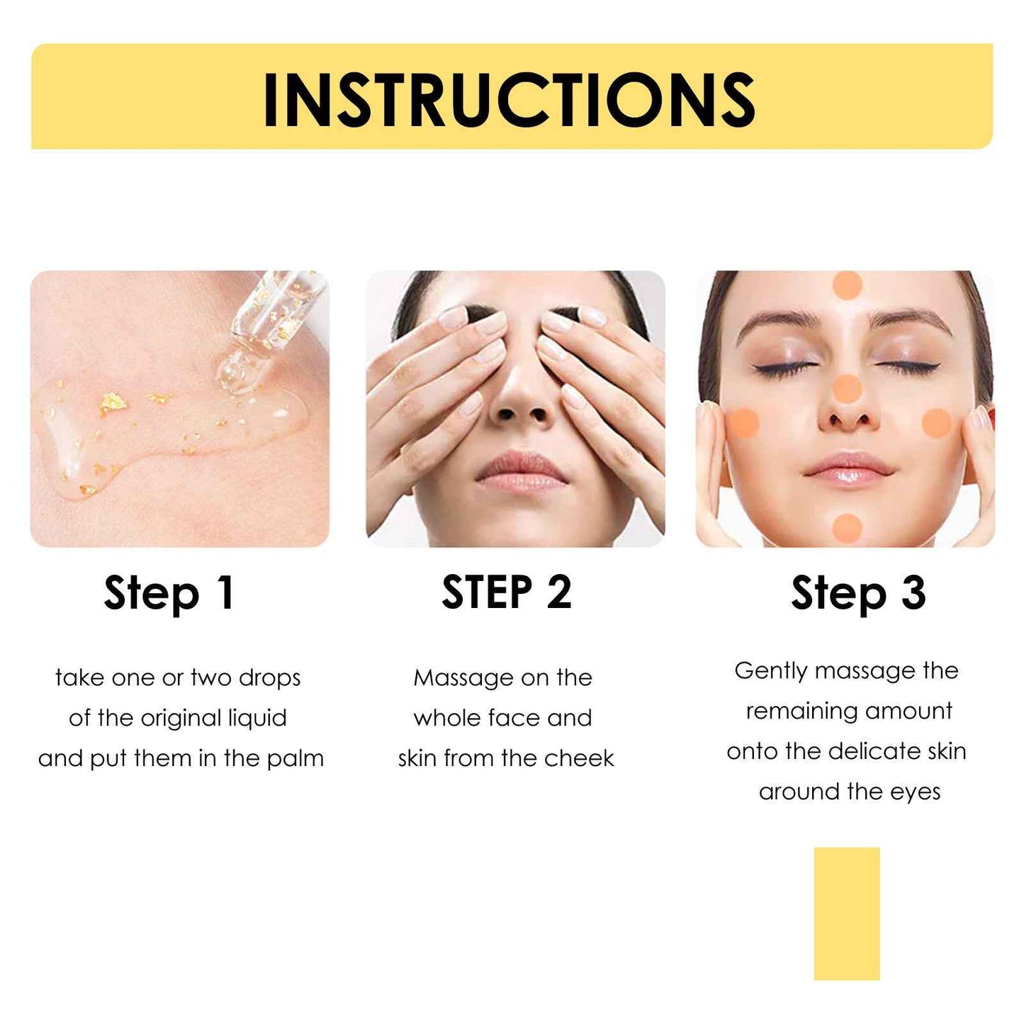 gold eye patches - de-puff + glow