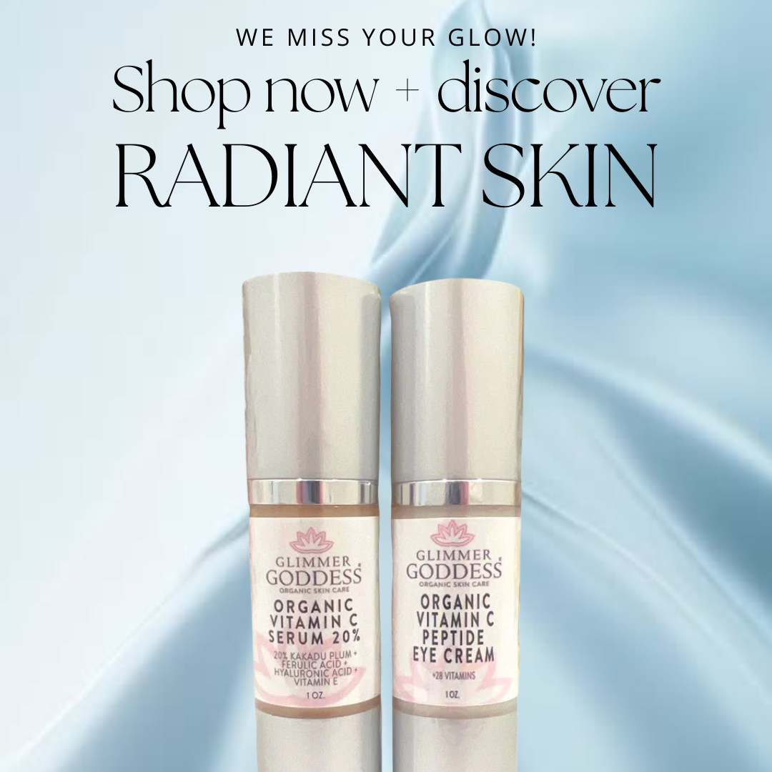 Organic Vitamin C Glow Duo – 20% Vitamin C + Peptide Eye Serum
