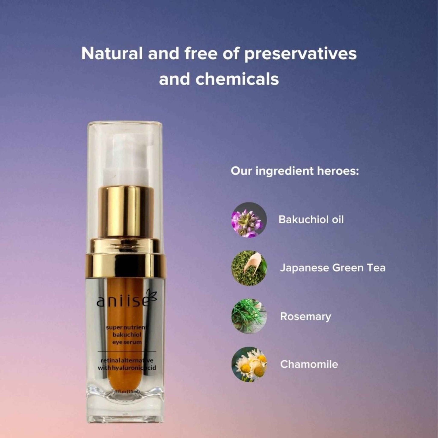 Anti-Aging Bakuchiol Eye Serum - Retinol Alternative - Harmony Beauty